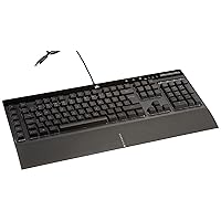CORSAIR K55 RGB PRO Tastiera a membrana cablata - IP42 resistente alla polvere e agli spruzzi d'acqua