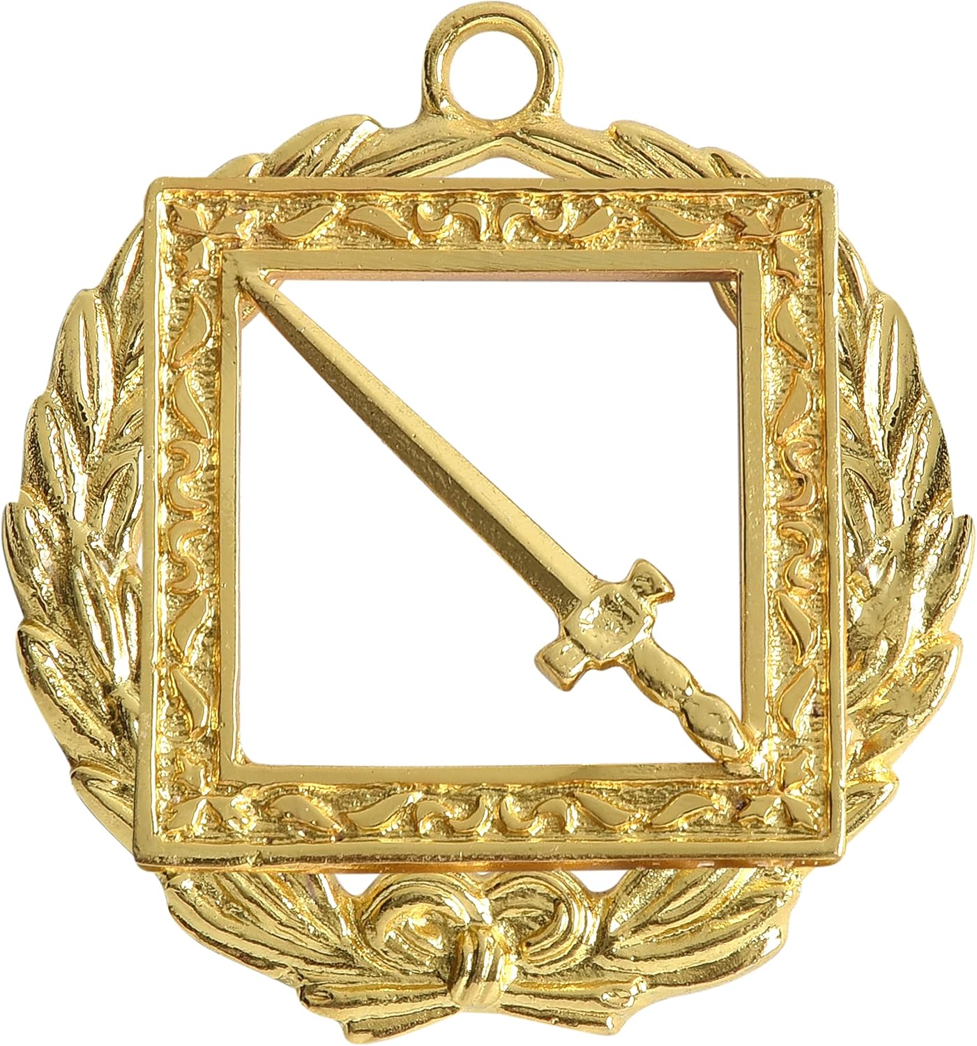BRICKS MASONS Grand Sentinel Knights Templar Commandery Officer Collar Jewel - Gold Plated