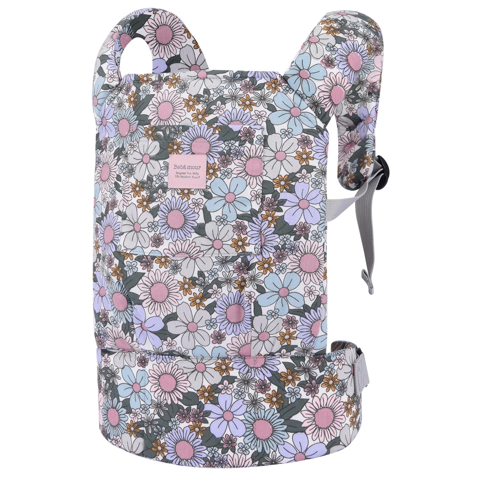 Bebamour Doll Carrier Original Reborn Baby Doll Carrier for Doll Toys Doll Carrier for Girls and Boys (New Purple)