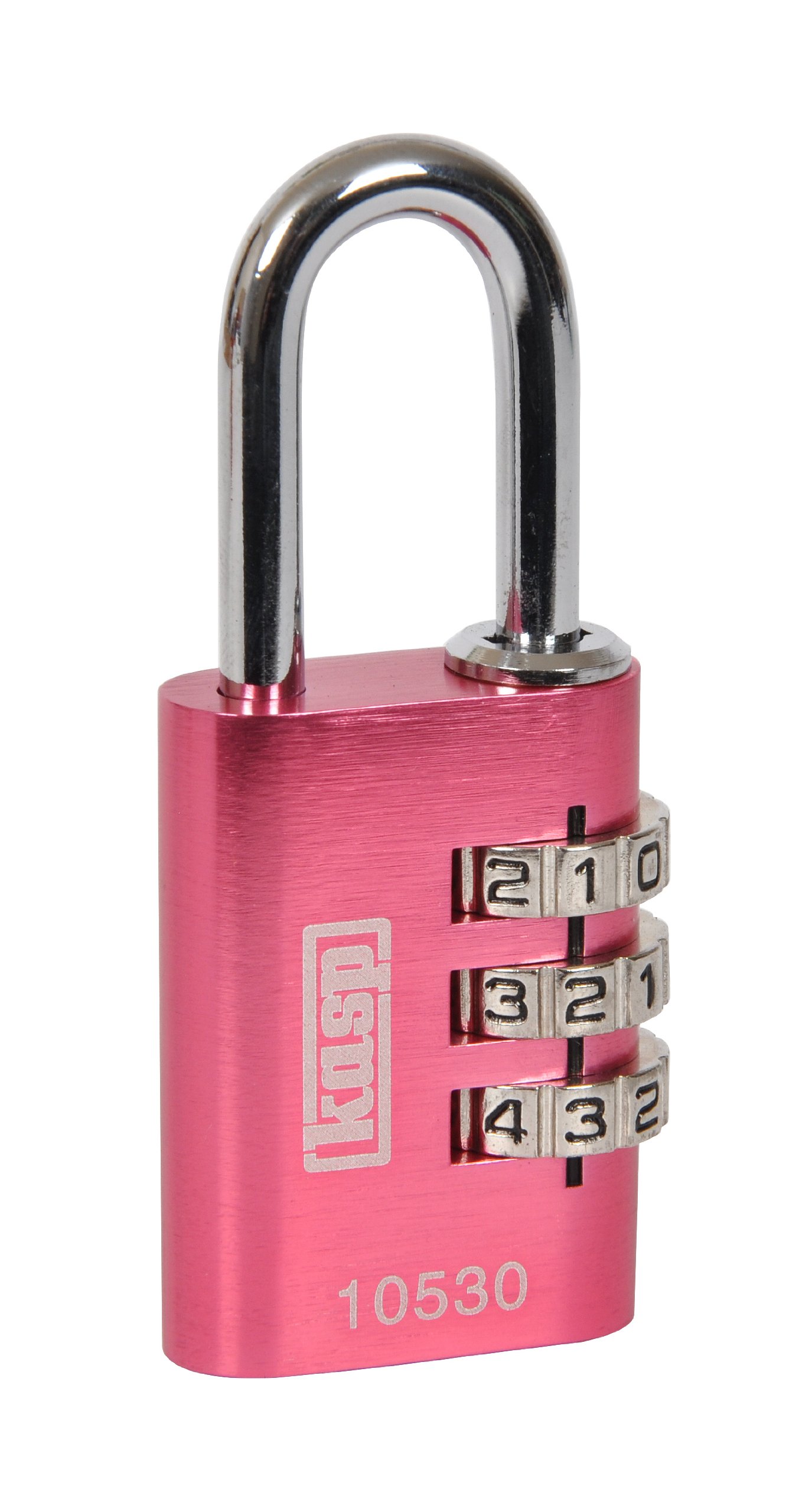 Kasp Security Pink Aluminium 3-Digit Combination Padlock 30Mm