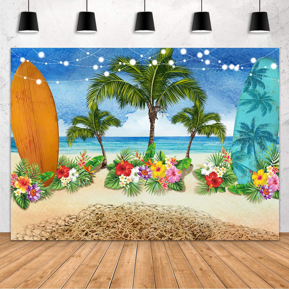 Buy Aperturee Summer Beach Ocean Photography Backdrops Blue Sky Seaside
