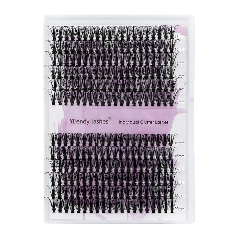 Cílios Postiços em Tufos Individuais DIY C/D Curl WENDY LASHES, 280 unidades
