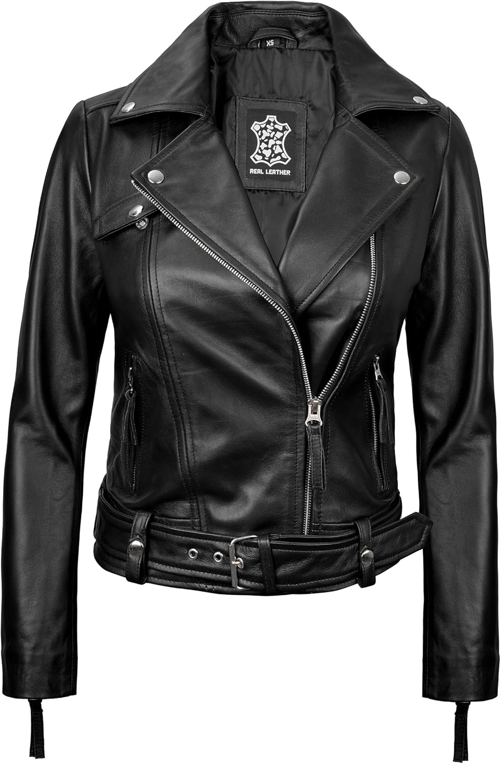 Decrum Women Leather Jacket – Real Lambskin Stylish Leather Jackets for Women - Image 2