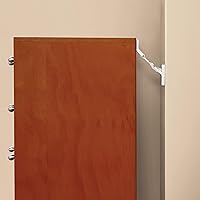 Vista 5 de Dreambaby Anclajes para muebles con bisagras, color blanco