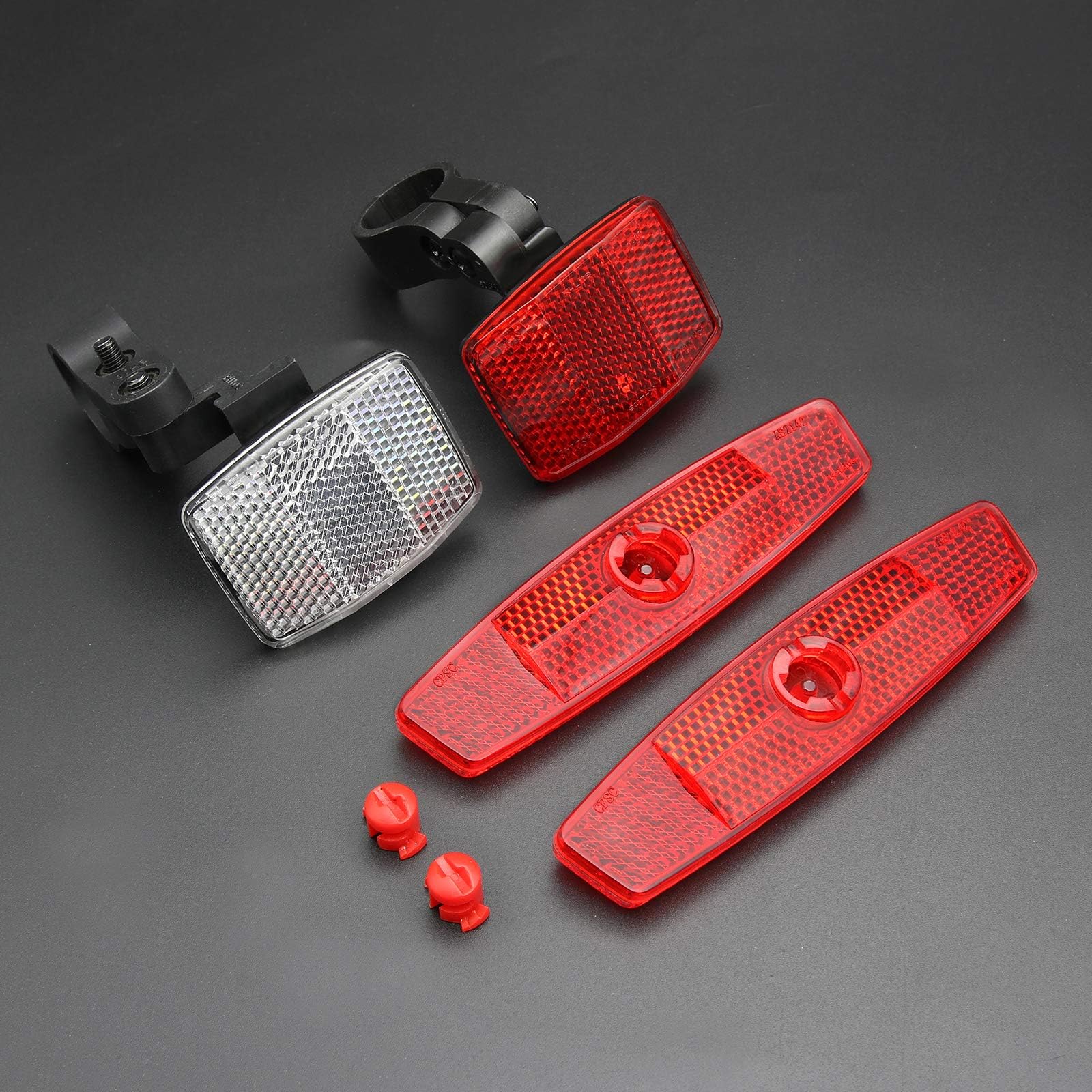 MFC PRO Bicycle Reflector Kit (Red Reflector Kit)