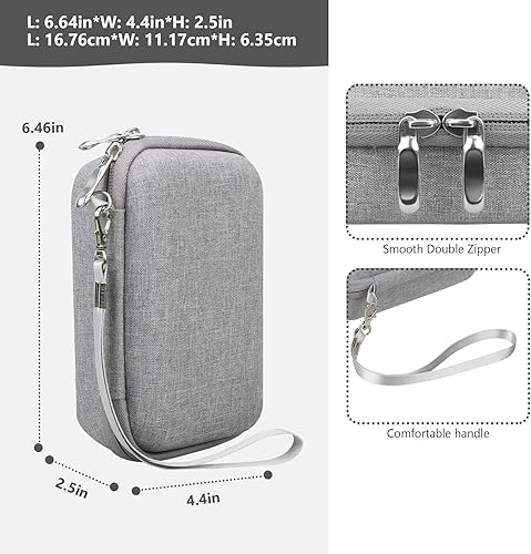 Miniatura 10 de Supmay Estuche de transporte para cámara instantánea MINIBEAR para niños, estuche de almacenamiento de viaje para cámara digital con bolsillo de