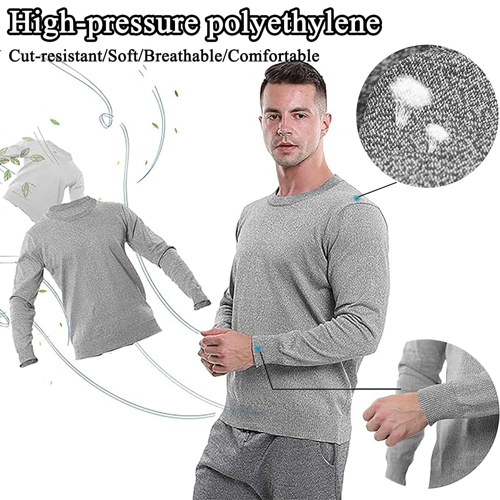 chaleco anticorte,Camiseta protectora de nivel 5, chaleco anticortes vigilante de seguridad, ropa Anti cuchilla camisetas tácticas, chaleco tactico Oculto, Ropa De Trabajo De Seguridad