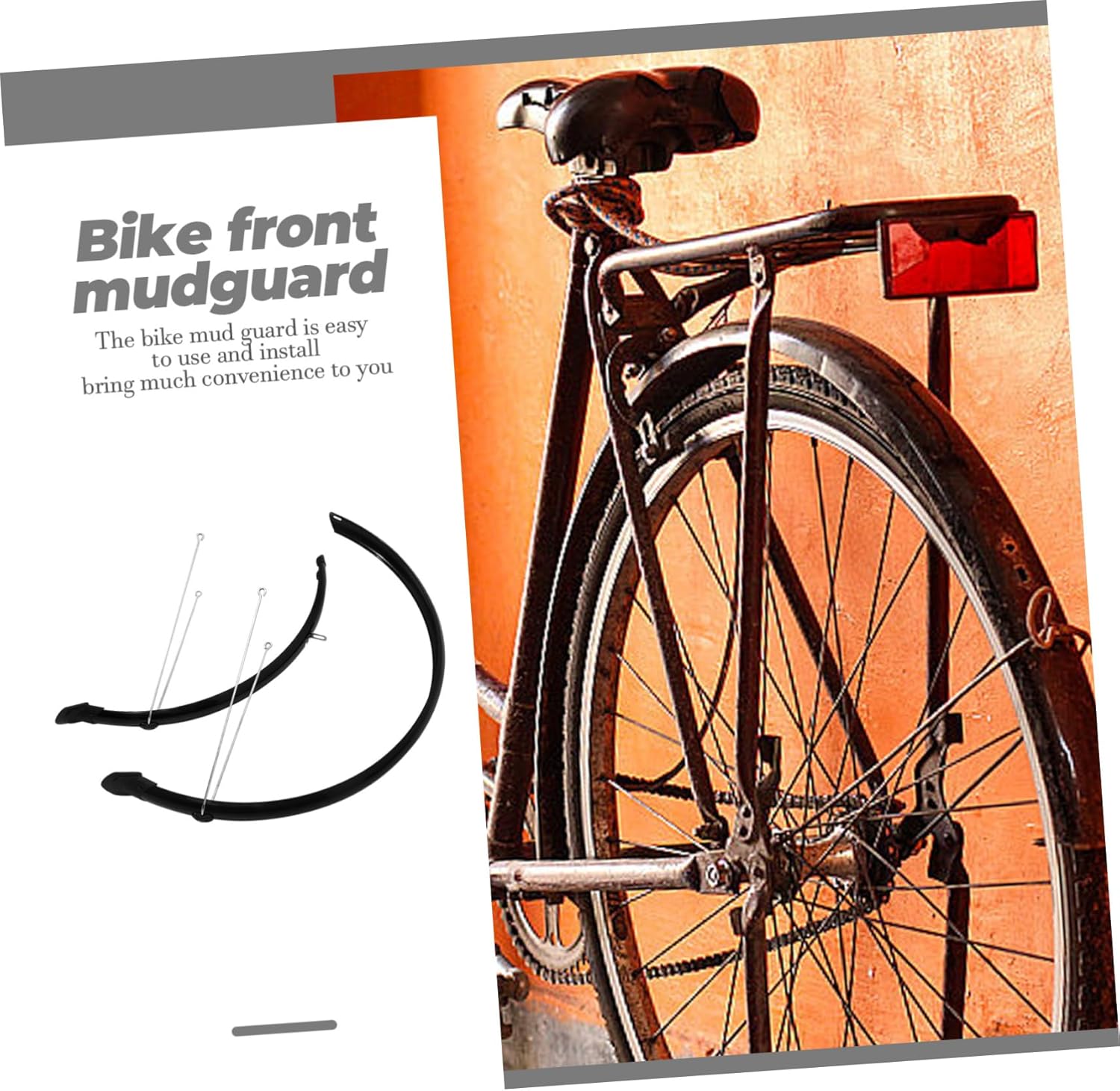 1set Sturdy Protective Mud Guards for Mountain Easy to Install Mudguard for Off-Road Cycling Design Essential Accessory for Road and Mountain Biking