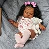 Muñecas Bebé Reborn Negras Anano Niña 19 Pulgadas Realista Muñeca Bebé Afroamericana Birracial, Muñeca Bebé Recién Nacido Realista, Muñecas Bebé Reborn de la Vida Real para Niñas con Accesorios 5