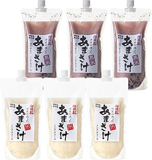 御殿桜　酒屋が造った無添加甘酒　飲み比べセット　1000ｇ×6個