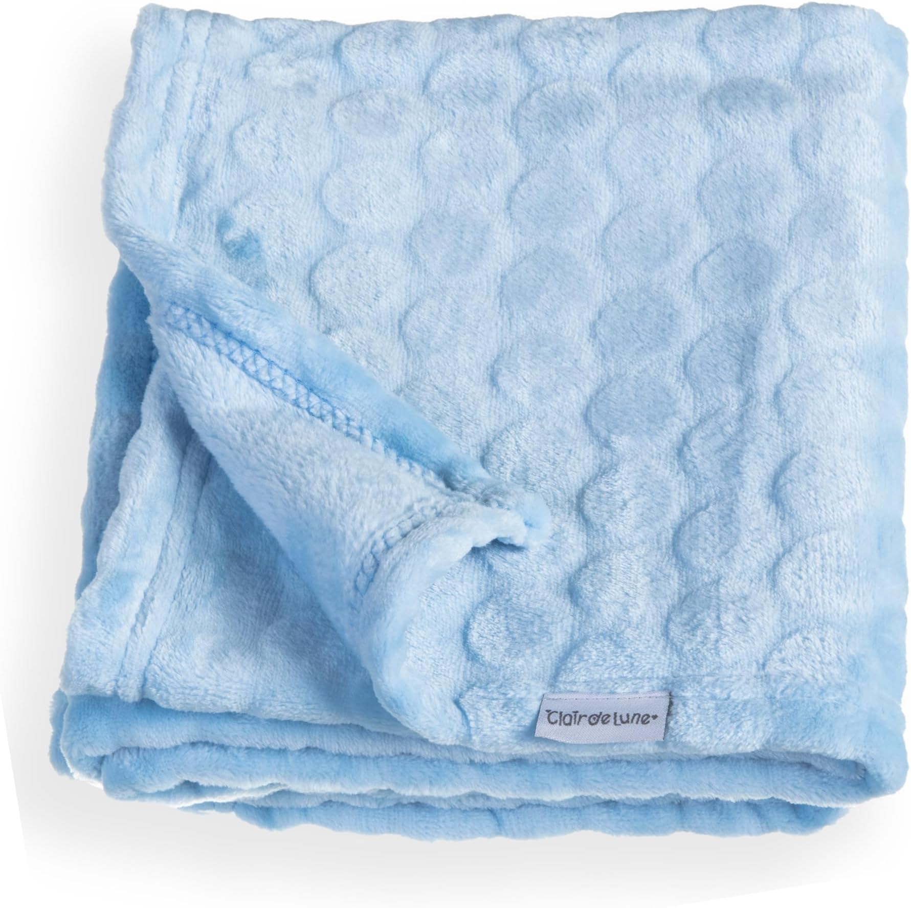 Clair de Lune Marshmallow Baby Blanket (Blue)