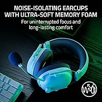 Vista 24 de Razer BlackShark V2 Pro Auriculares inalámbricos para juegos: sonido envolvente espacial THX 7.1, controladores de 1.97 pulgadas, micrófono Negro