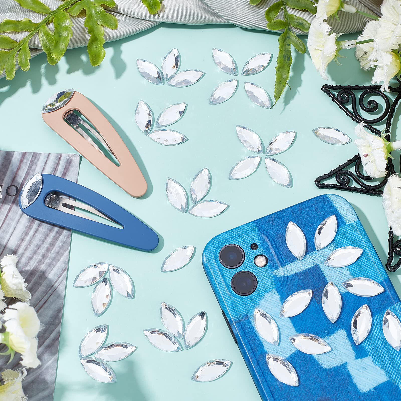 3539BIG アクリルストーン動物 Amazon.co.jp: FINGERINSPIRE 300個 20x9mm 馬の目 アクリル