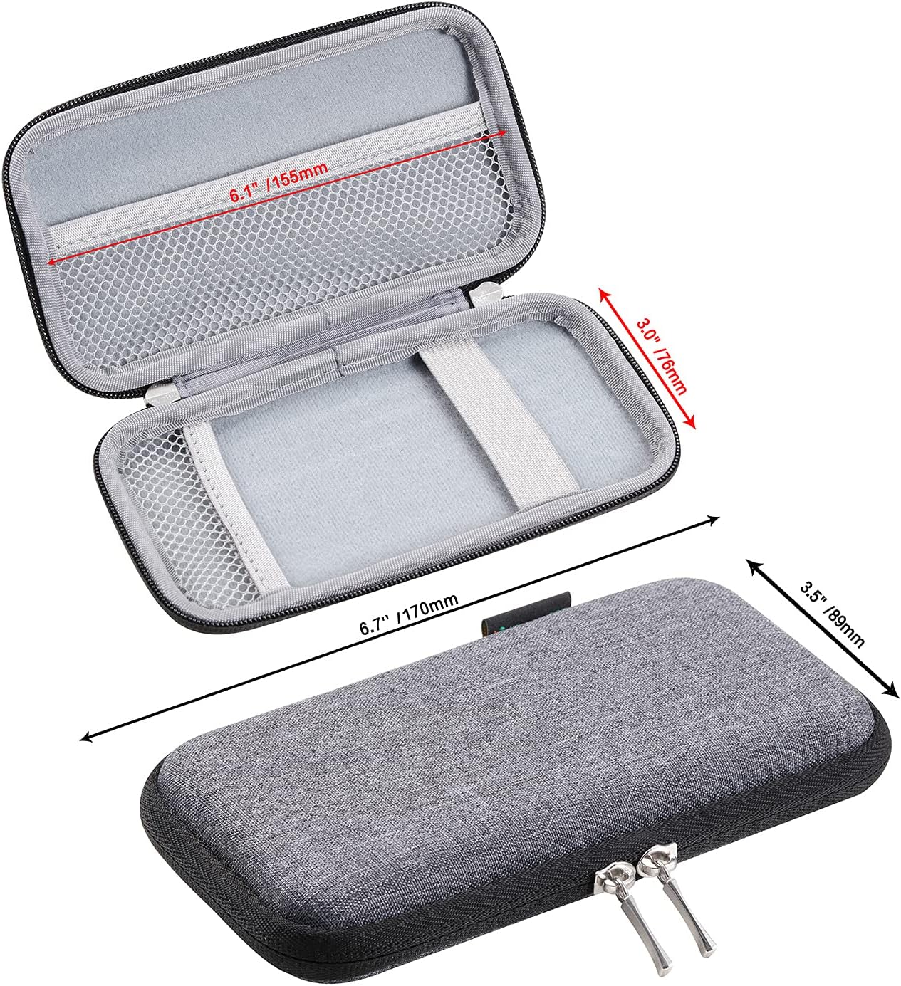 AED 40 Kuuqa Black Hard Pencl Case EVA Hard Shell Pen Case Holder For Executve Fountan Pen - View #12