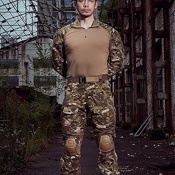 Amazon.co.jp: 迷彩服 上下セット 通気 吸汗 防撥水 サバゲー
