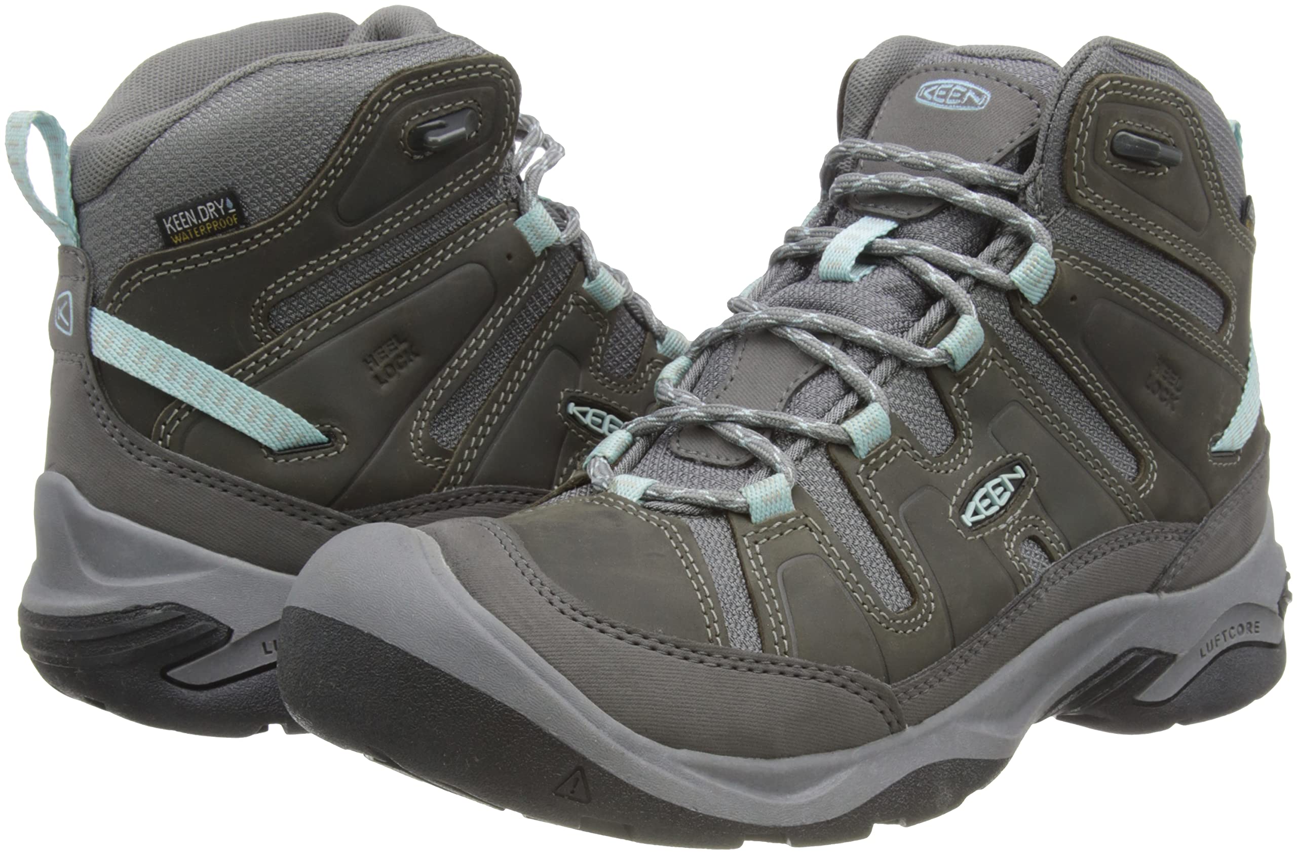 KEEN Women's Circadia Mid Height Comfortable Waterproof Hiking Boots