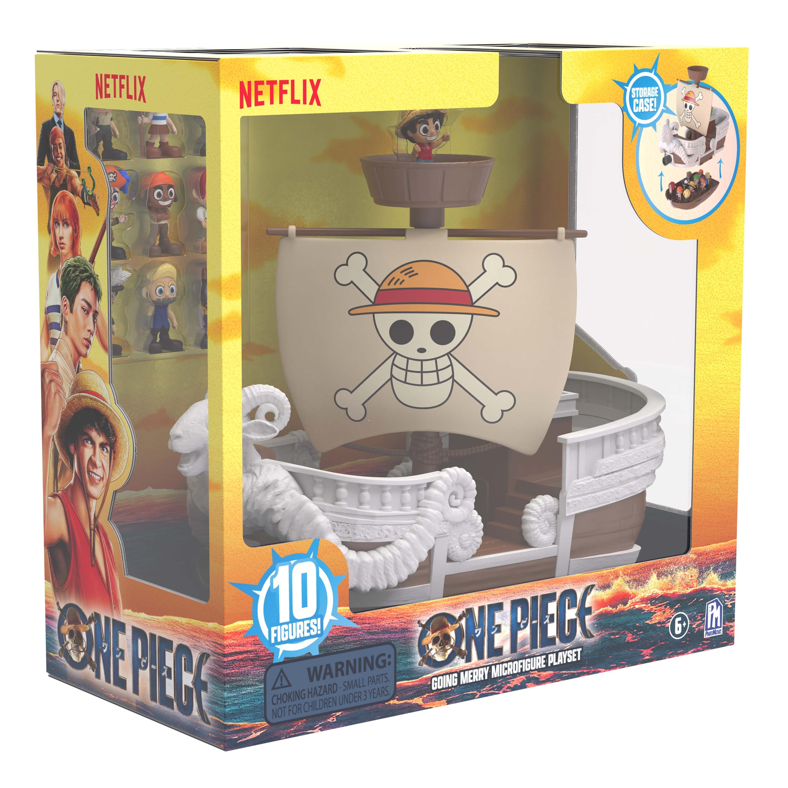 PhatMojo One Piece - Juego de microfiguras Going Merry Boat