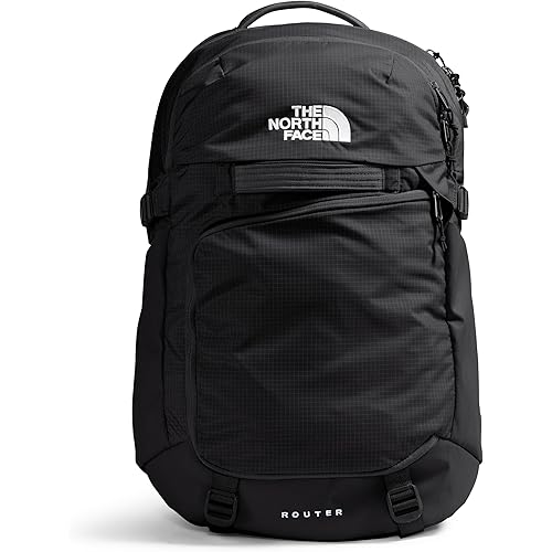 THE NORTH FACE Router Everyday Laptop Backpack, TNF Black/TNF Black-NPF, One Size