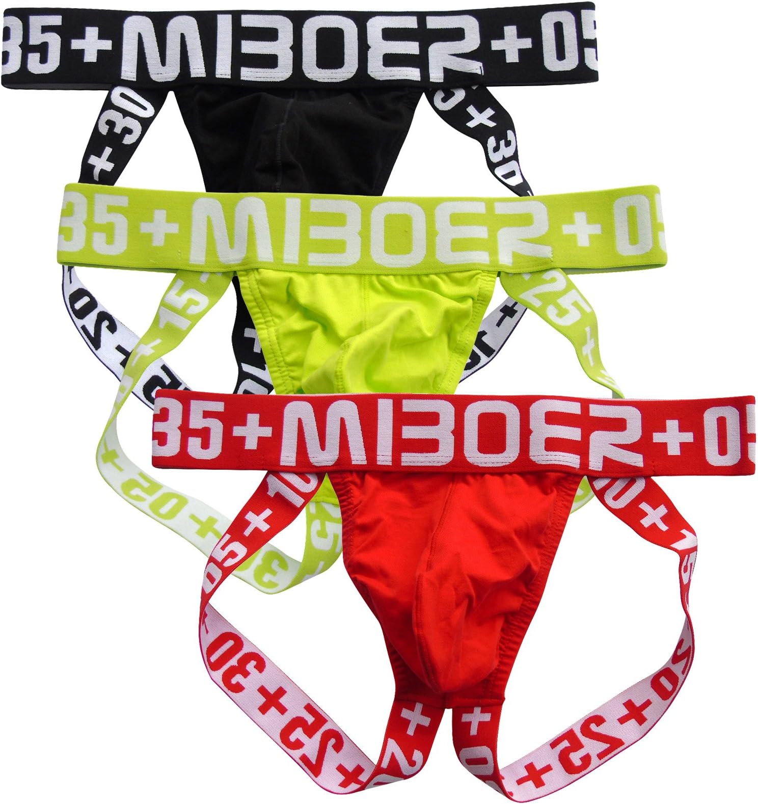 Men's Jockstraps Underwear Sleepwear Pack of 3 (XXL,#4)