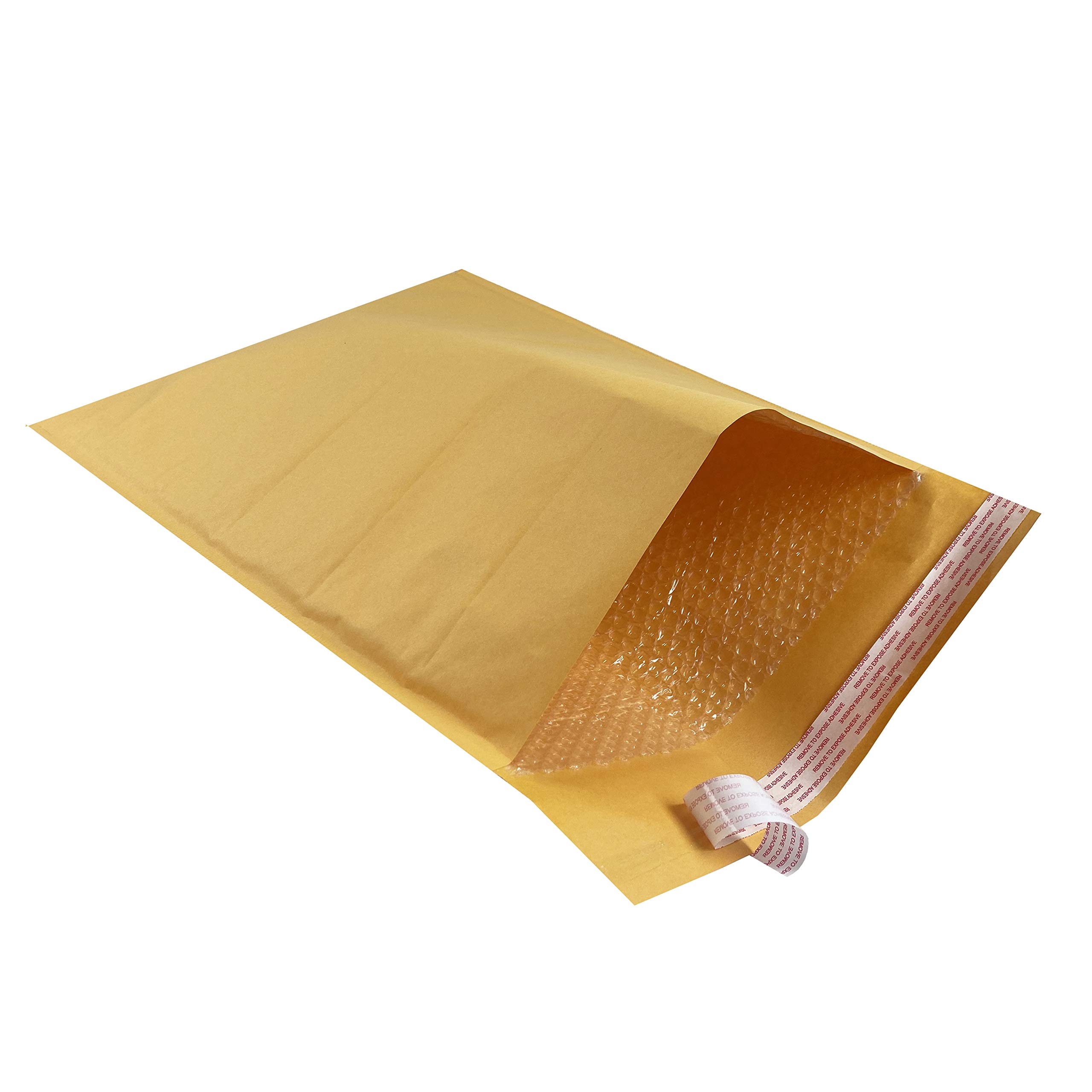 Photo 1 of Amazon Basics Kraft Bubble Mailer, 12.5" x 19" (Internal Size - 10.25" x 18"), 50-Pack 50 pack 12.5" x 19"