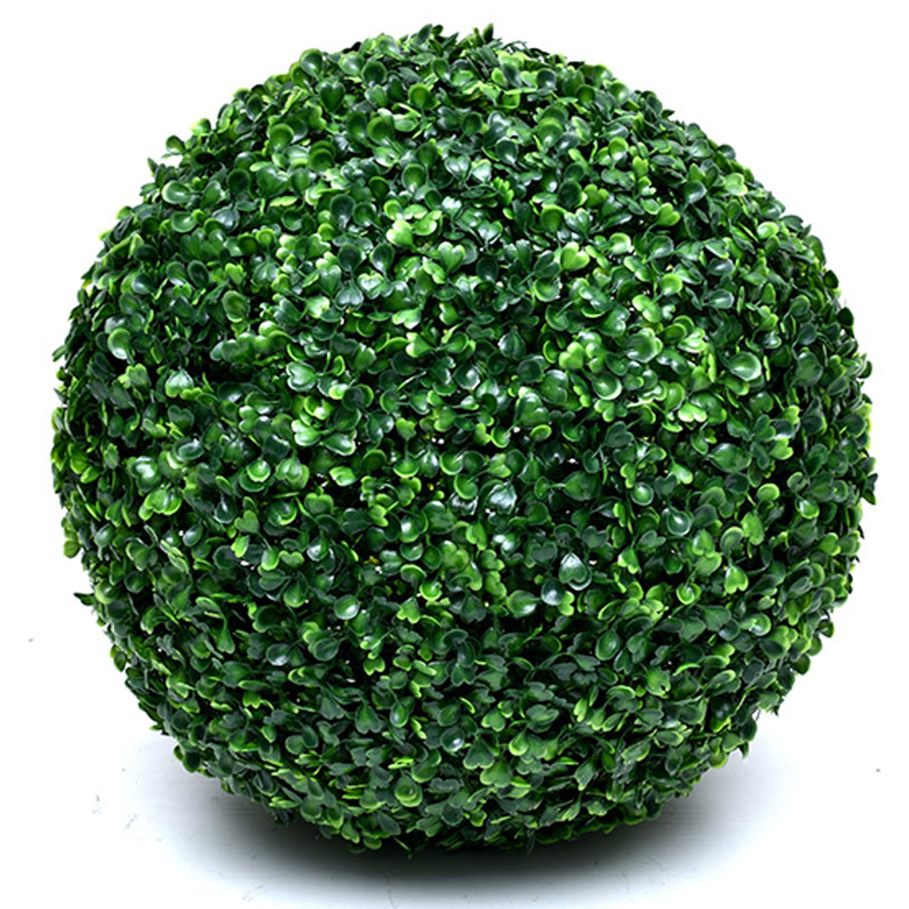 Bola de topiario de plantas artificiales de 14 pulgadas para jardin y patio