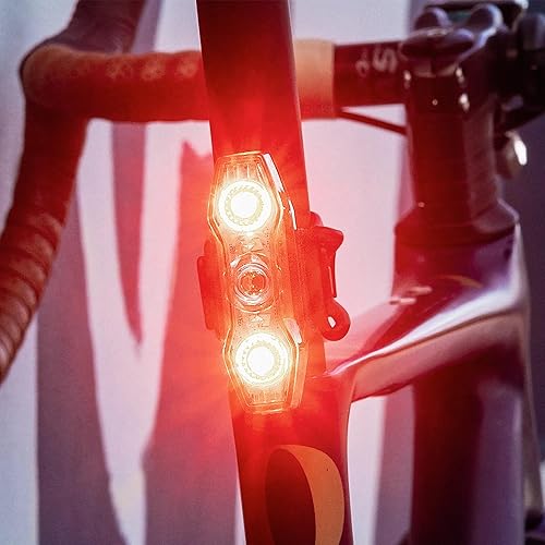 Miniatura 5 de CATEYE ViZ USB Rechargeable Daytime Safety Light  Super Bright LED Rear Bike Light, Visible up to 1 Mile, Opticube Lens, Day & Night Flash Modes,