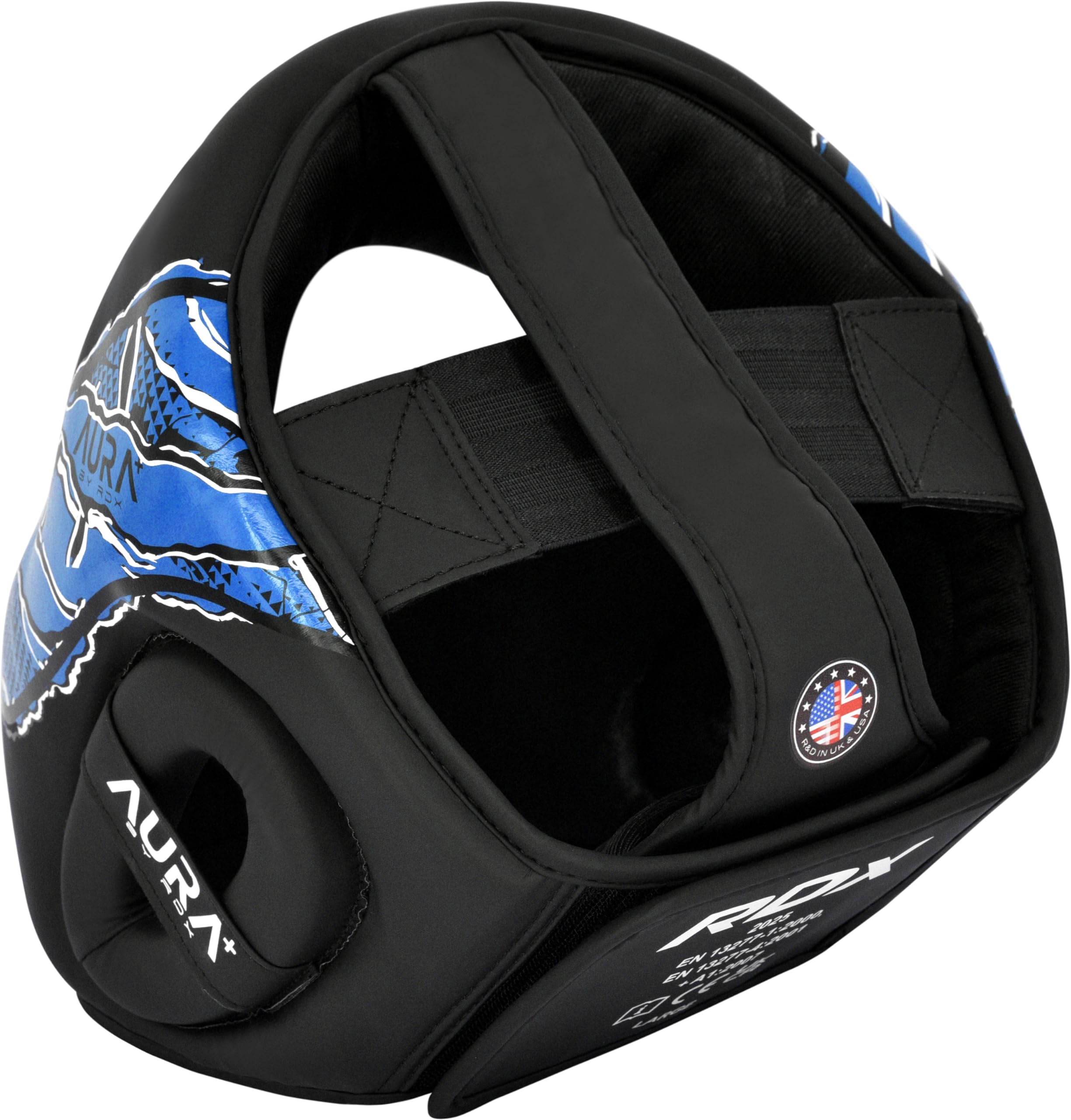 RDX New Aura F17 Casque Boxe Ajustable pour Arts Martiaux offrant Une Protection complète, Idéal pour Le MMA, Le Muay Thaï, Le Kickboxing et Le Sparring, pour Hommes, Femmes et Enfants