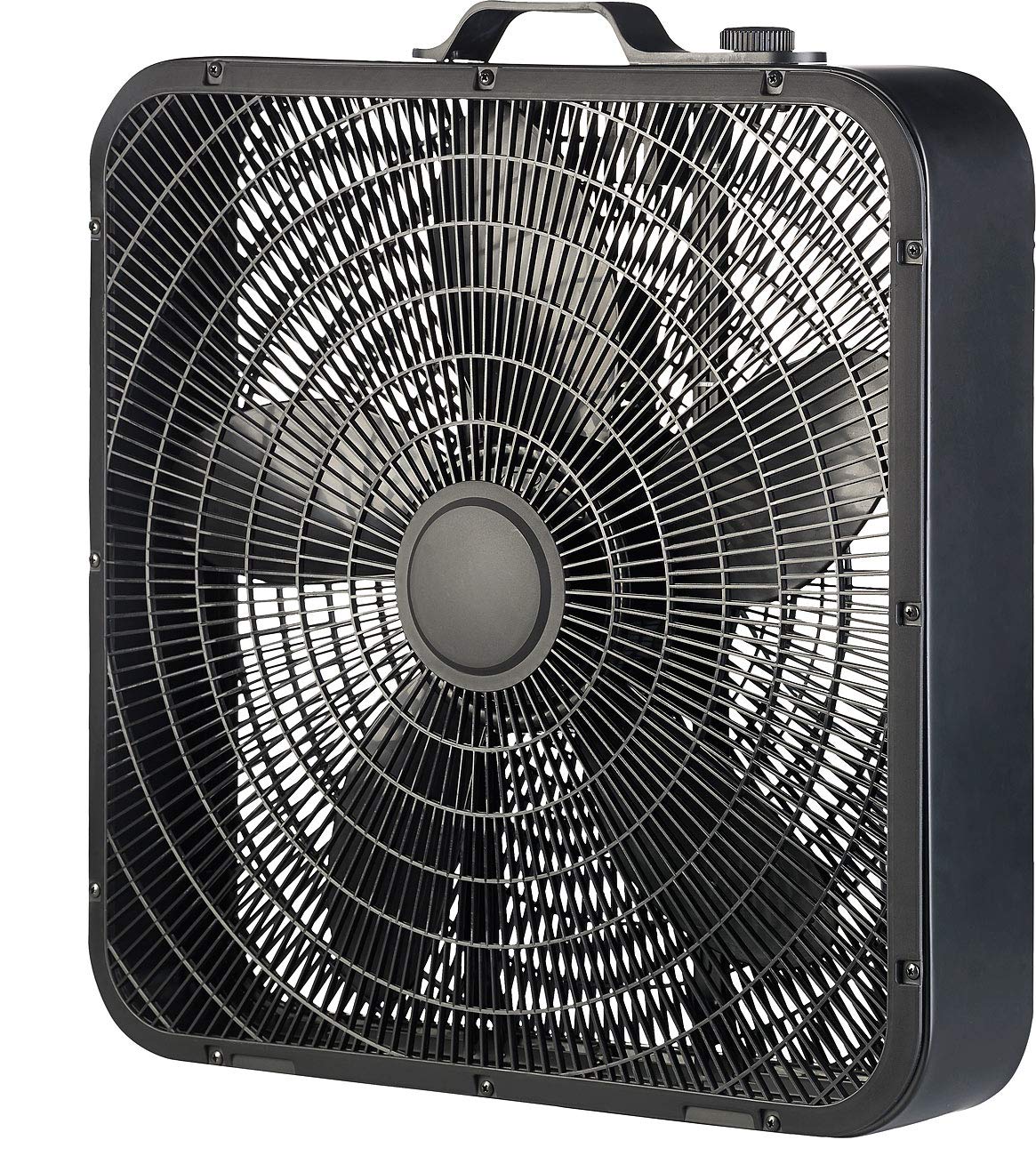Sichler Haushaltsgeräte Bodenventilator leise: Extrastarker Bodenventilator, 3 Geschwindigkeitsstufen, 60 W, Ø 48 cm (Boxventilator, Kastenventilator, stark)