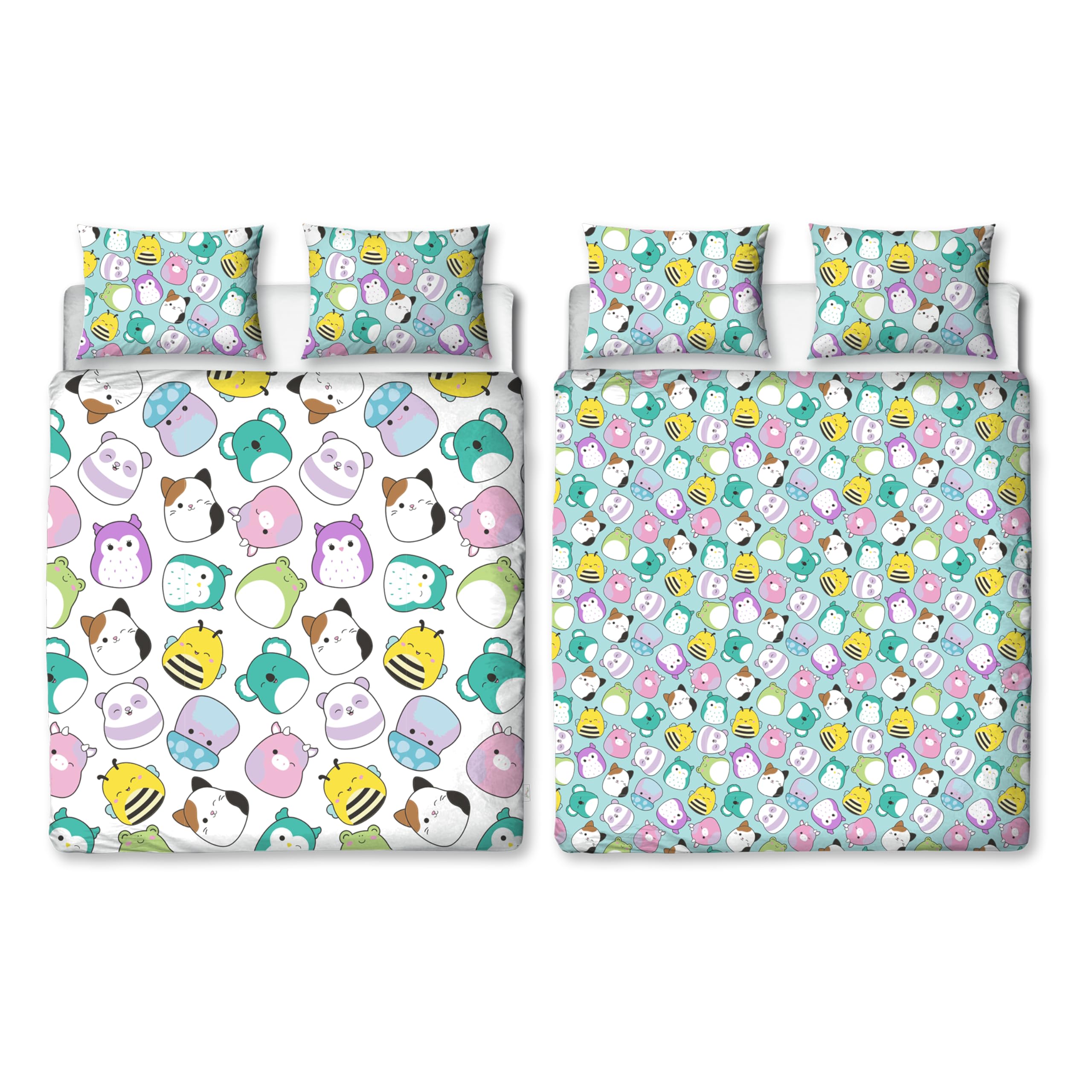Squishmallows Happy Rotary Duvet Cover Set