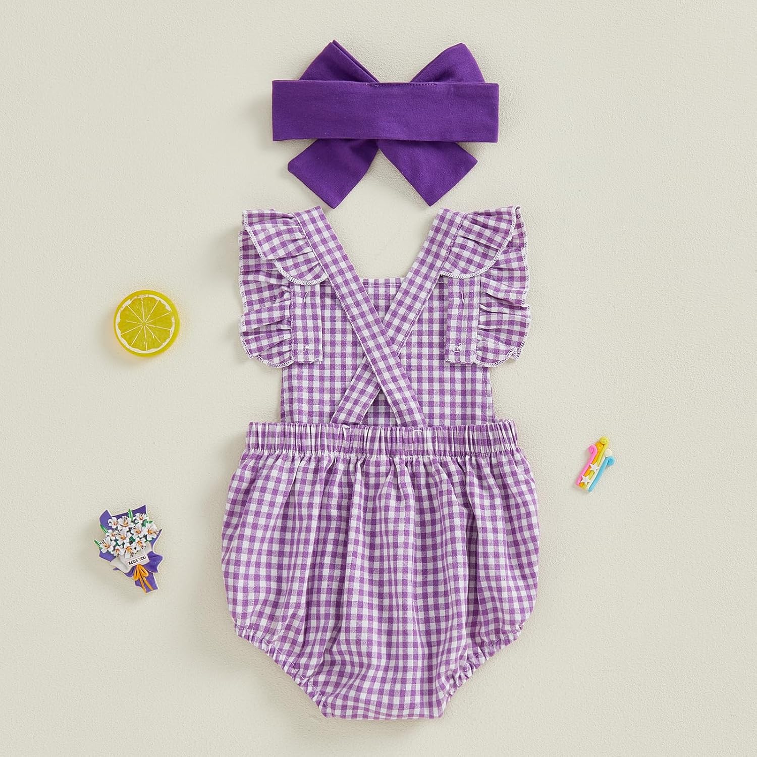 My First St Patricks Day Baby Girl Outfit Clover Romper St Patricks Onesie Jumpsuit Newborn Girl Outfits Clothes - Image 6