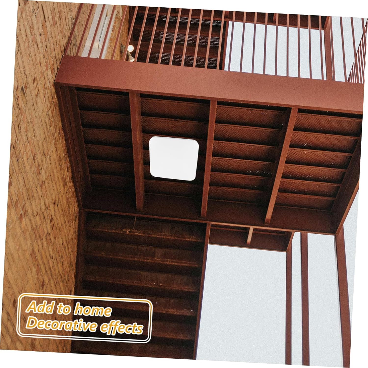 MAGICLULU Elegant Square Lampshade Ceiling Light Shade Easy Install for Living Room