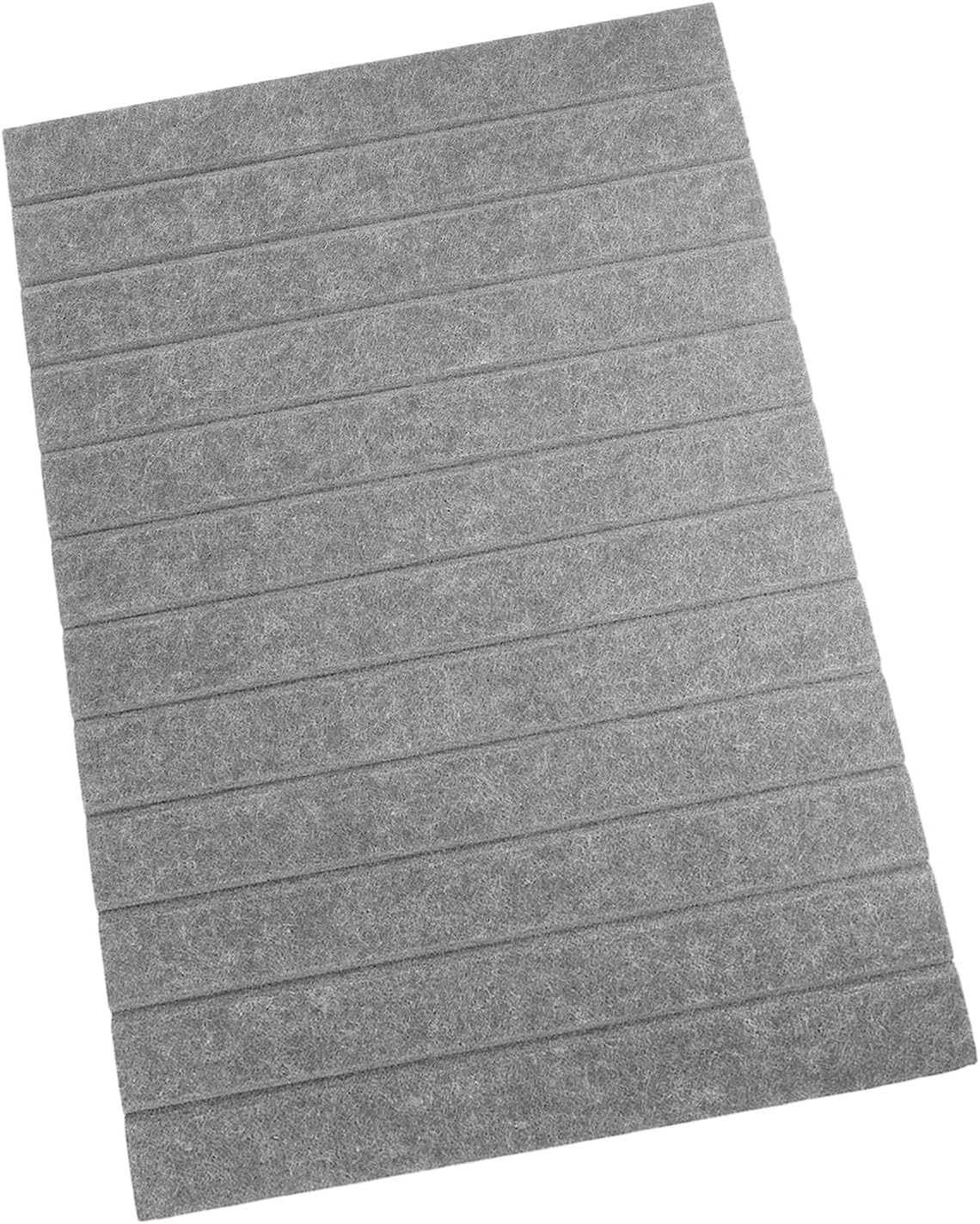 Uonlytech Felt Bulletin Board Tiles 40X60Cm 9Mm Vertical Striped Self-Adhesive Memo Board for Photo Display Home Wall Decoration Living Room