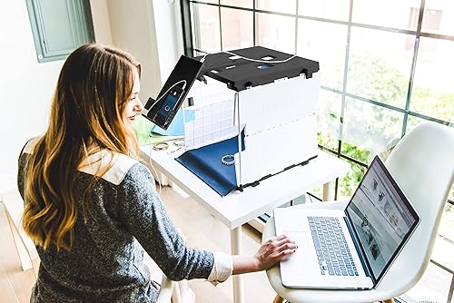 Miniatura 3 de We R Memory Keepers, Shotbox, equipo de fotografía, portátil y plegable, caja de luz para fotografía, rastreo, plegado, contenido y más