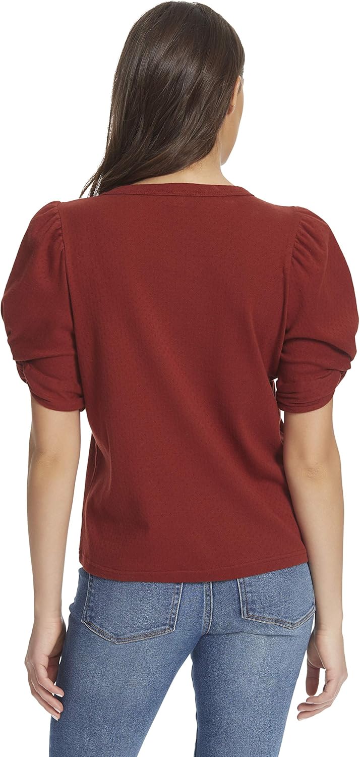 Ella Moss Women's Linnea Twist Short Sleeve Top - Image 2