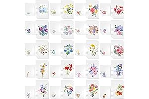 Watercolor Floral Noteworthy Postcards