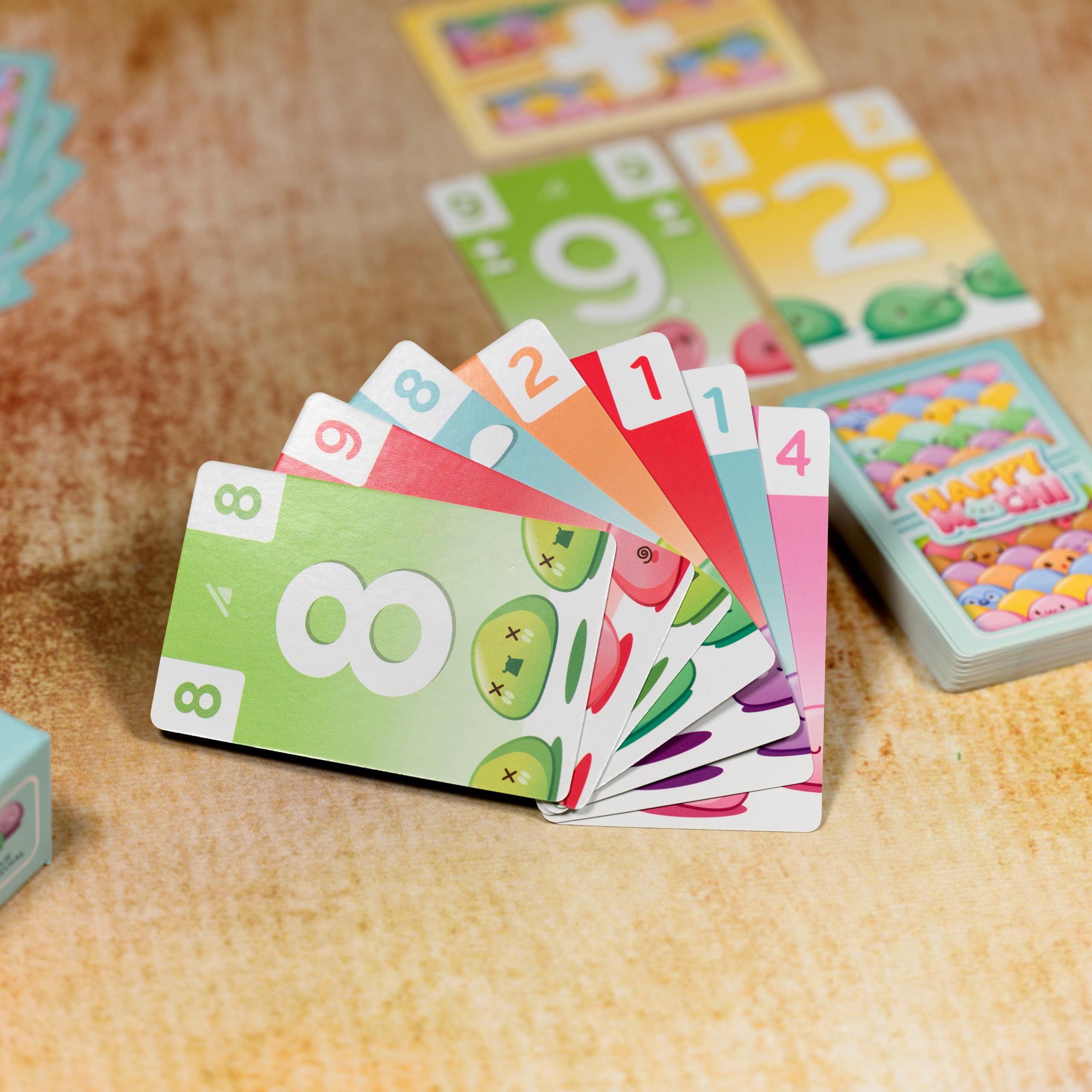 Zygomatic Happy Mochi - Espagnol - Jeu De Cartes Singe Pour Toute La Famille, Jeu Illustré à La Main Avec Motif Kawaii, à Partir De 8 Ans, Pour 2 à 6