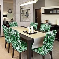 Vista 16 de Juego de 6 fundas elásticas para sillas de comedor, extraíbles y lavables, para sillas de comedor, hotel, ceremonia