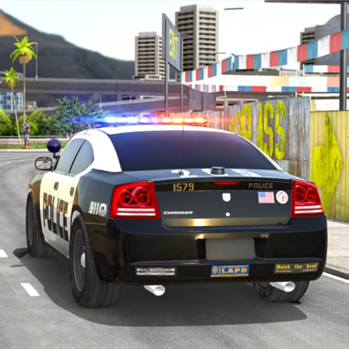 Police Officer Simulator: Patrol Cop Chase Car Games 3D