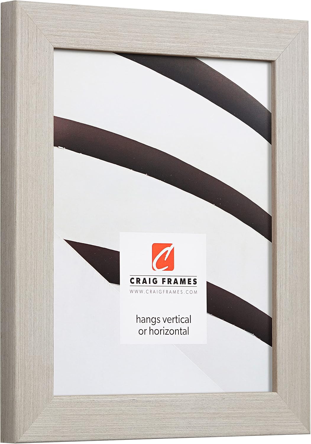 Craig Frames Farmhouse Essentials, 20 x 24 Inch Picture Frame Matted to Display a 16 x 20 Inch Photo, Light Grey