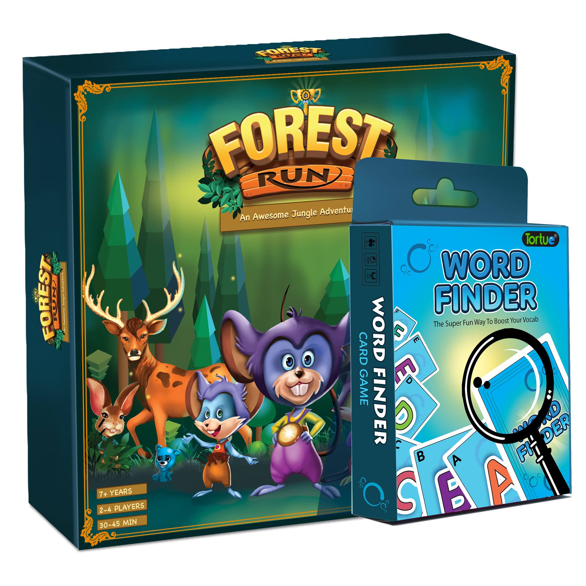 Tortue Unlimited Fun Bundle - Forest Run and Word Finder (Pack of 2) (B09WV5FHSJ) Amazon Price History, Amazon Price Tracker