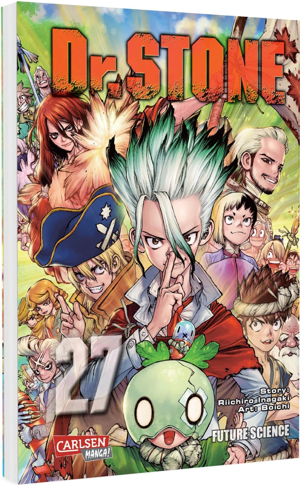 Dr. Stone 27: Verrückte Abenteuer, Action und Wissenschaft!
