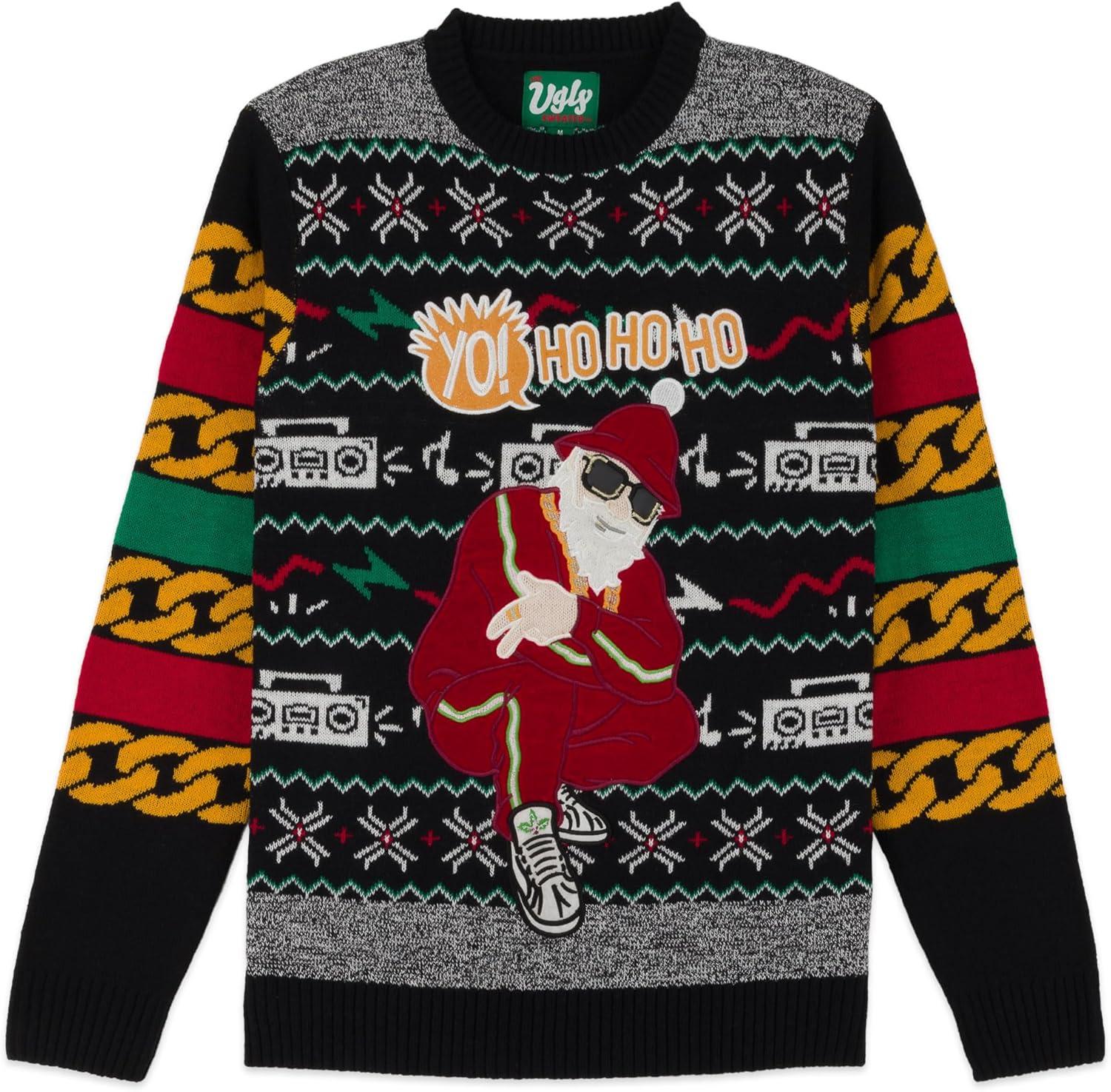 The Ugly Sweater Co. Interactive Ugly Christmas Sweaters for Holiday Fun Tacky Unisex Design, Perfect Snug Fit Breathable