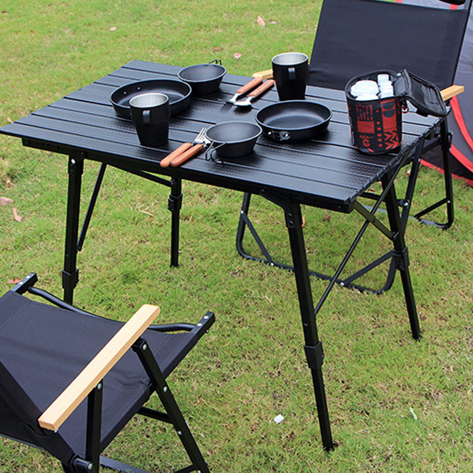 Umbrella Portable Picnic Table And Chair Set Portable Picnic Table