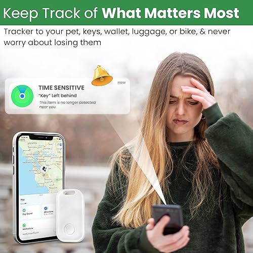 Miniatura 4 de EtripTag Tracker Dispositivo de posicionamiento global Buscador GPS funciona con Find My App y MFI autorizado Encuentra cualquier cosa