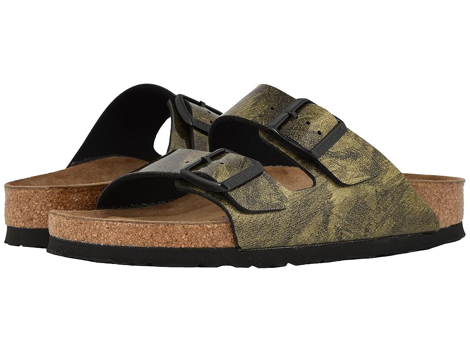 

Birkenstock Arizona Soft Footbed (Milky Way Gold Birko-Flor) Women's Shoes, Multi