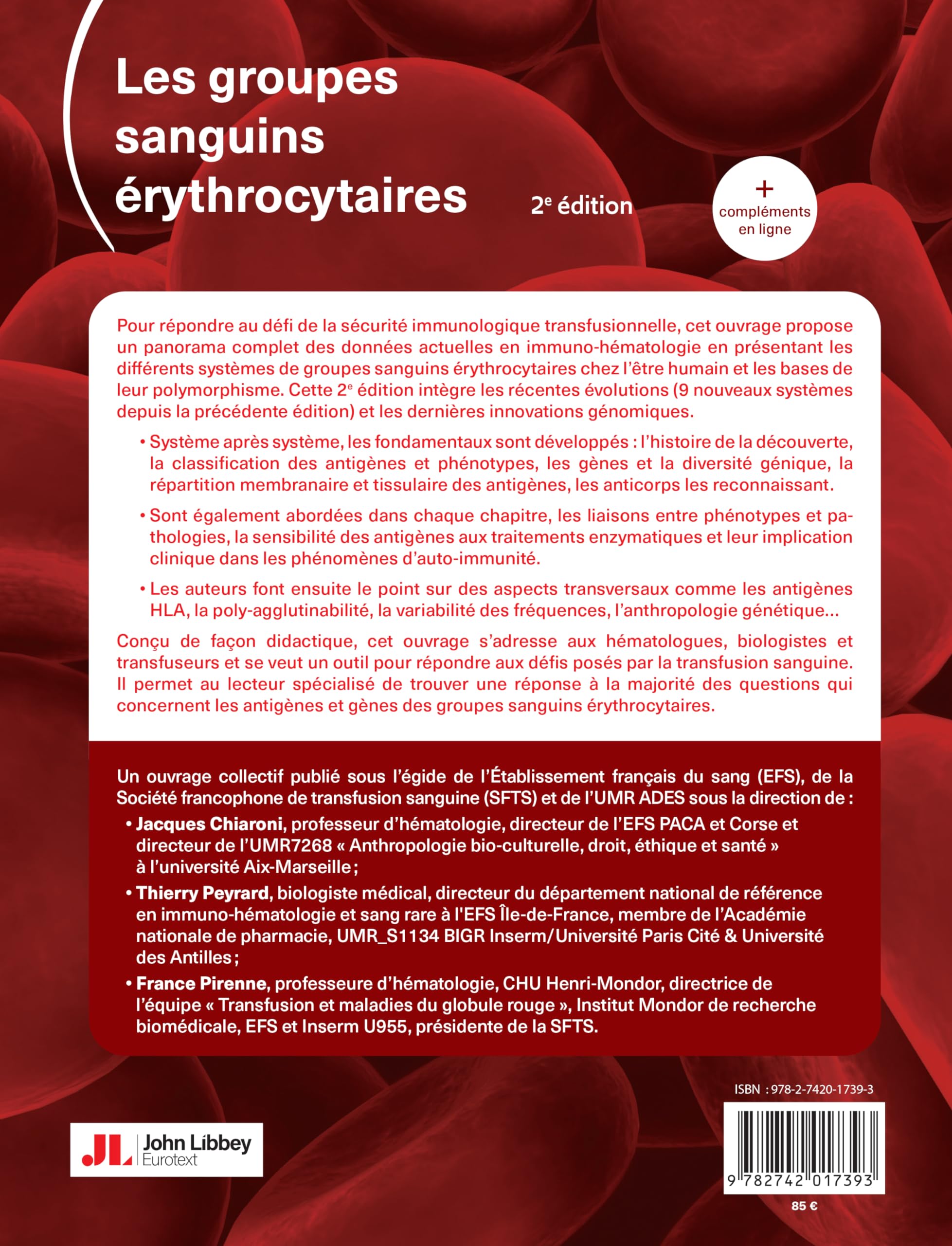 Les groupes sanguins érythrocytaires (2e édition)