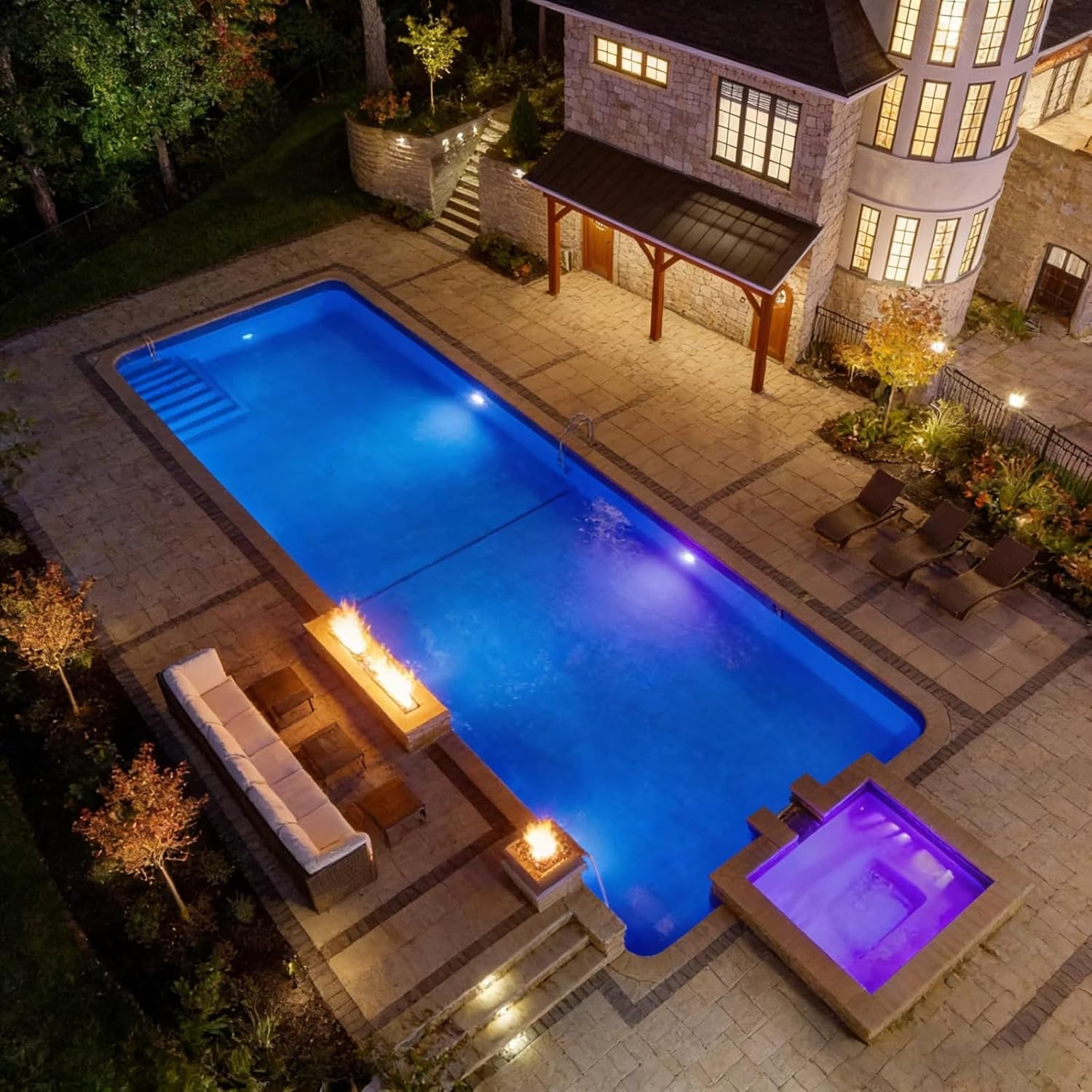 Big Outdoor Home Acrylic Swimming Pool for Water Fun Giant Pool for Families and Friends