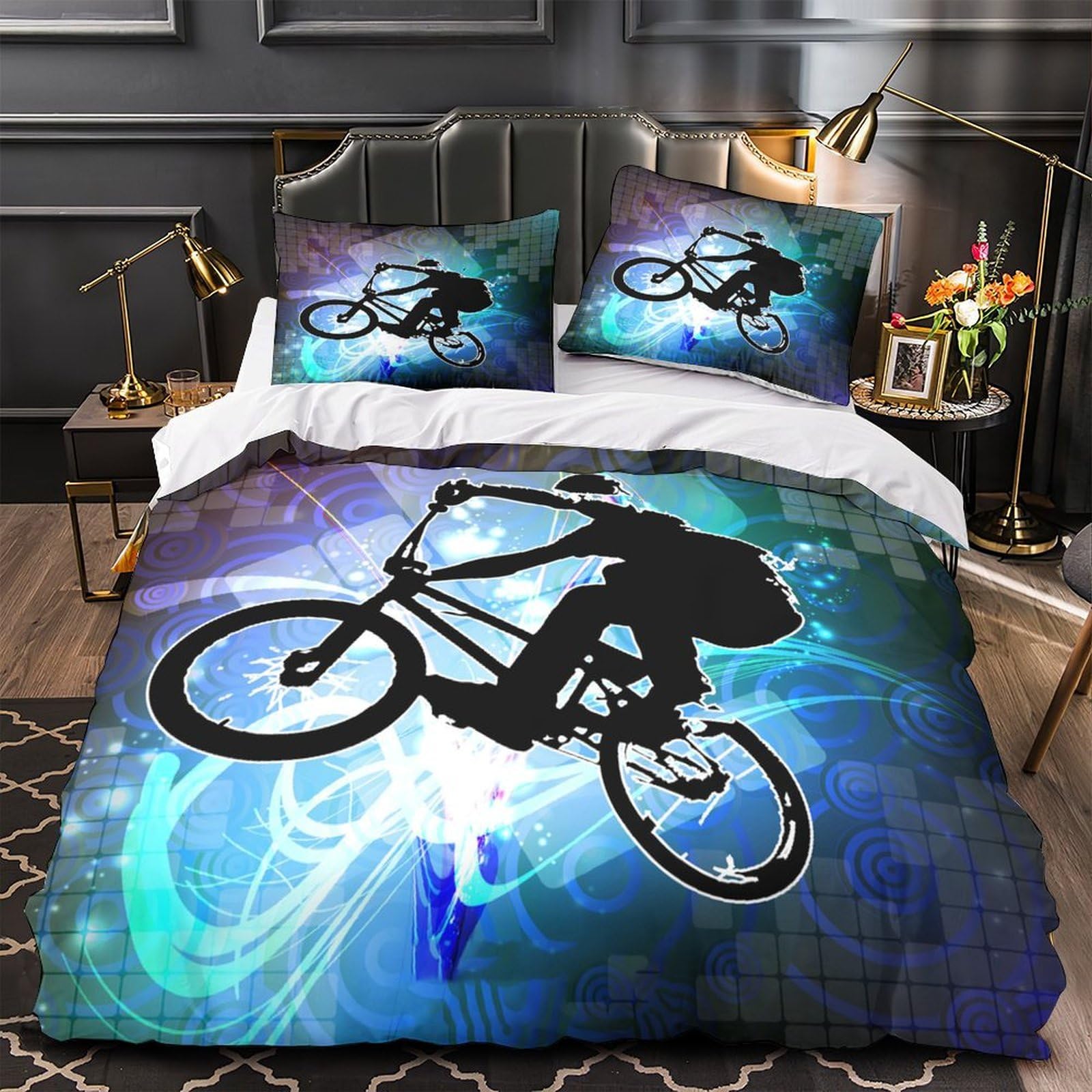Parure de lit confortable 220x240cm pour chambre enfants et garçons