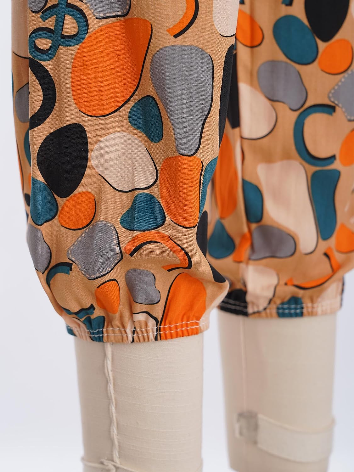 Boys Girls Baggy Harem Pants Cute Graphic Print Boho Beach Jogger Pants Sports Loose Activewear