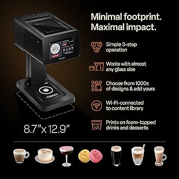 Amazon.com: Ripples The Original Maker II, Print on Beverage Foam